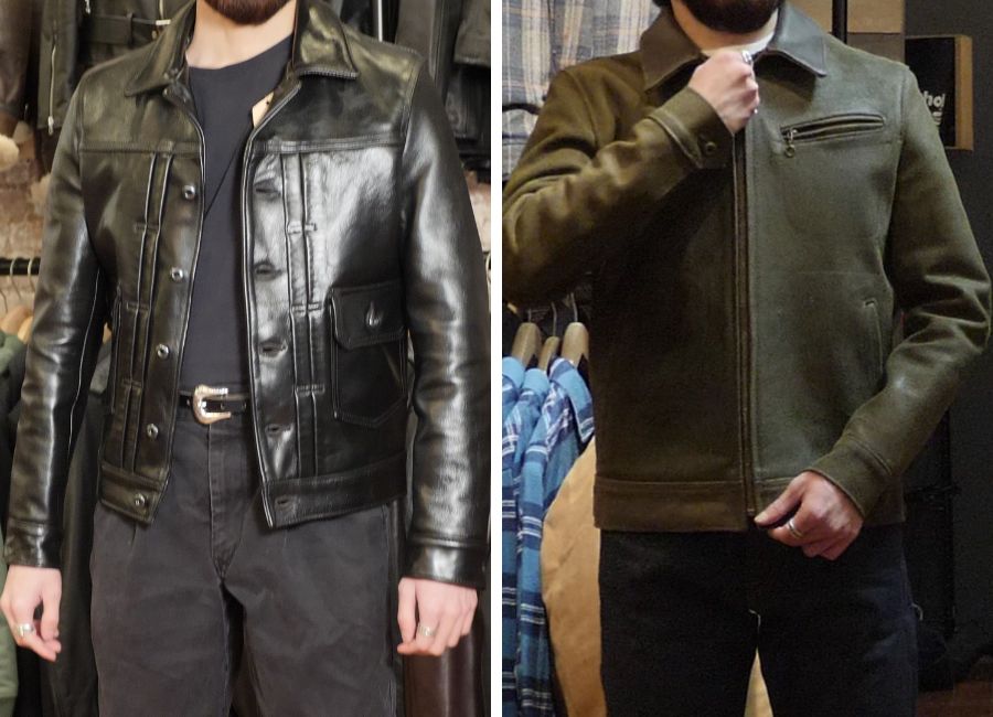 Schott delivery vs trucker jacket