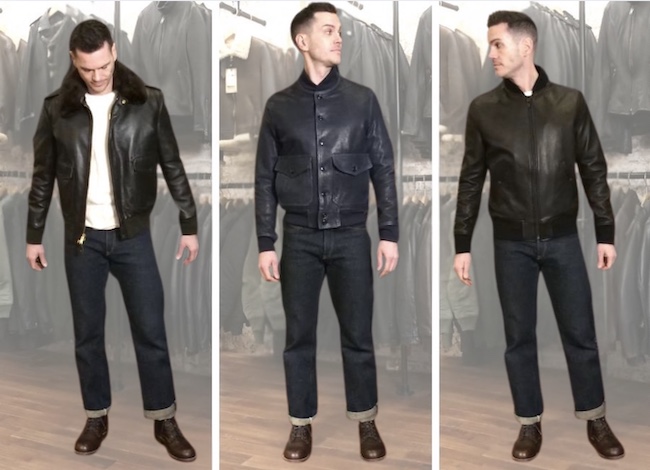 Schott leather flight jackets