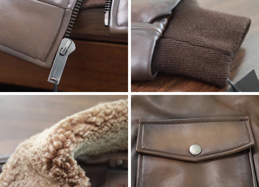 Thursday boot flight jacket features