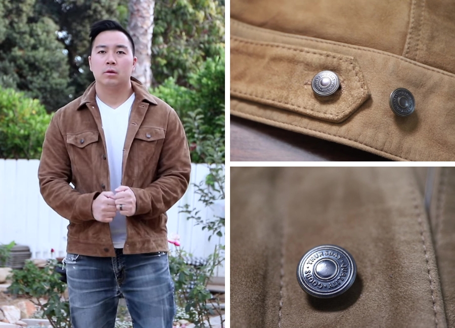 Thursday boots suede trucker jacket features