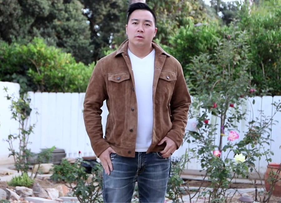 Thursday boots suede trucker jacket