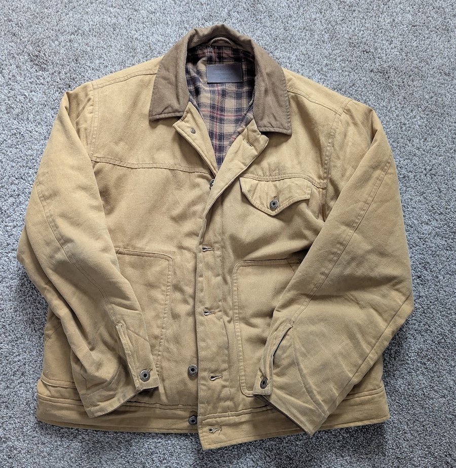 Bespoke post line of trade ranch jacket large