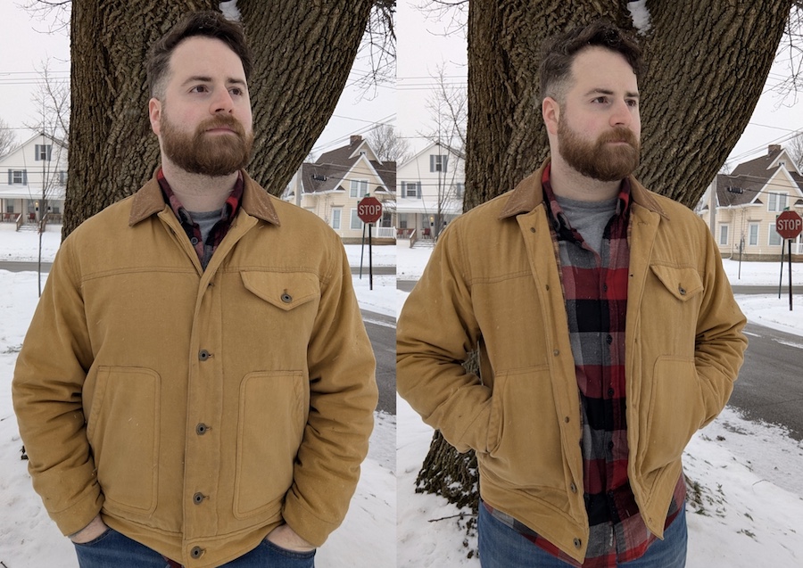 Bespoke post line of trade ranch jacket sizing