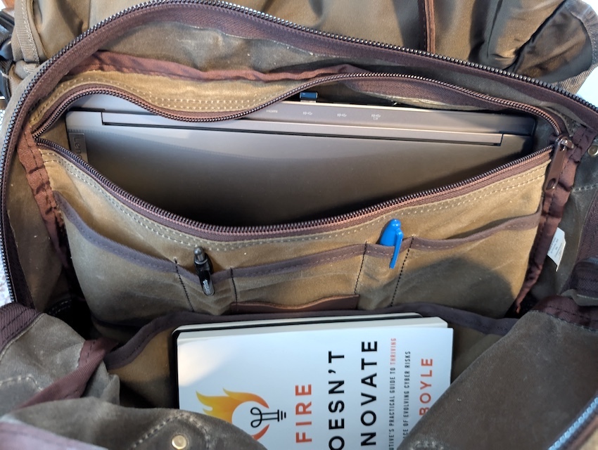 Frost river briefcase pockets correspondent