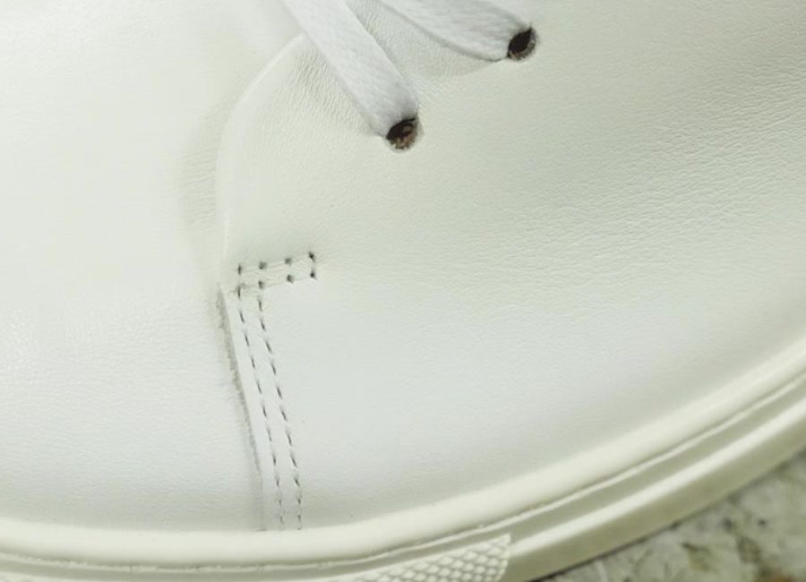 Goral nappa leather sneaker close up