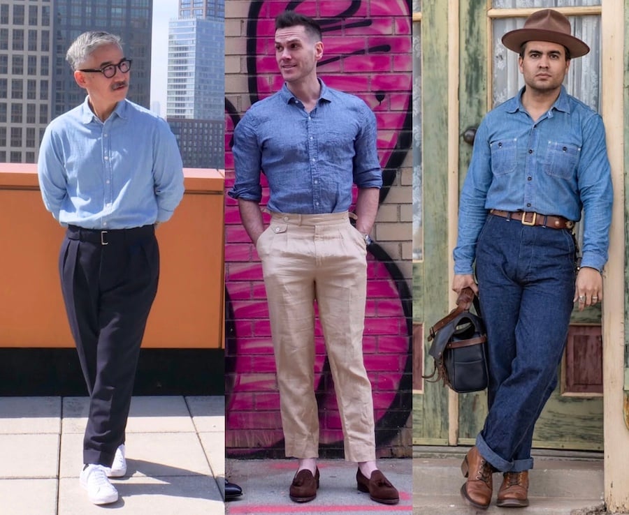 How to style a chambray shirt
