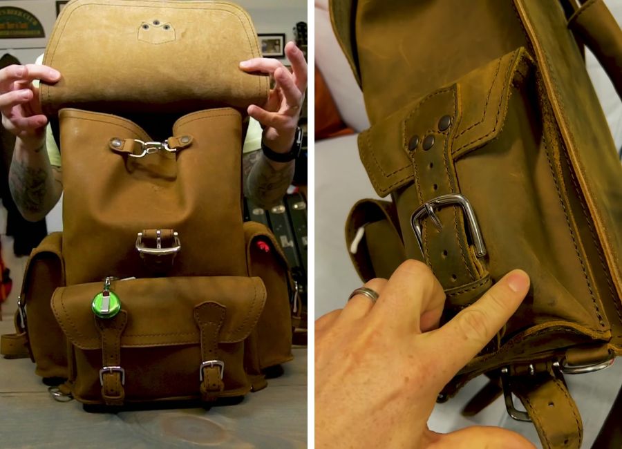 Saddleback front pocket backpack pockets