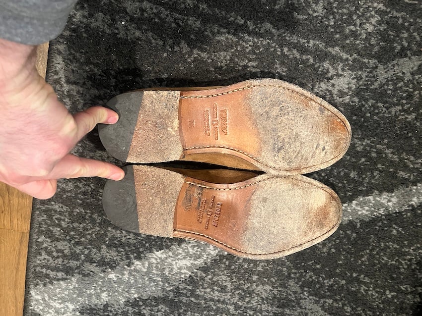 Thursday loafer leather soles