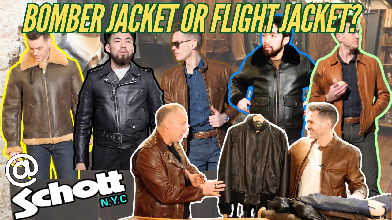 Types of leather jackets