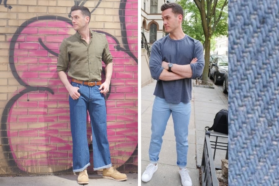 Naked and famous lightweight denim