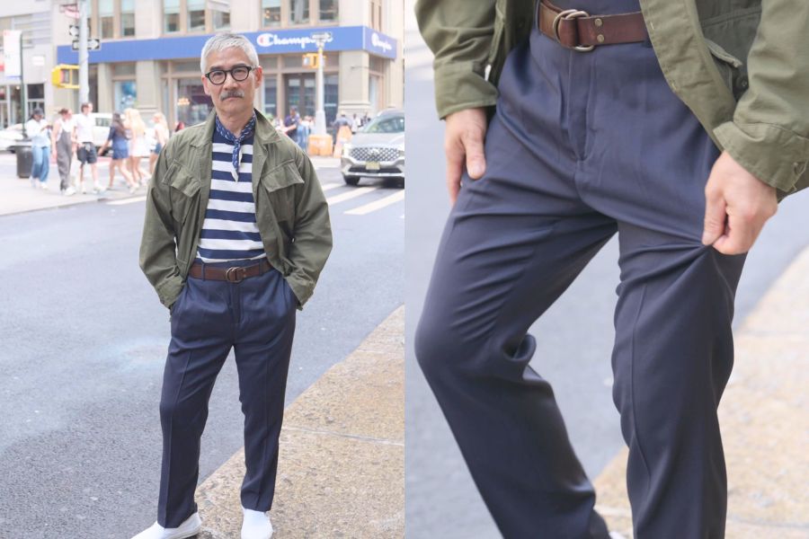 Tropical wool wills pants summer