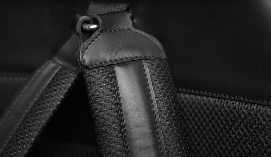 Carl friedrik leather backpack shoulder strap